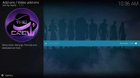 The Crew Addon for Kodi [Install, Uninstall, FAQ](2024) .
